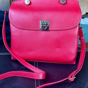 Danier Vibrant Red Crossbody Bag